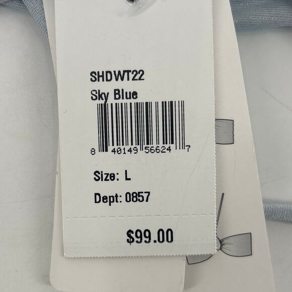 L*Space Sky Blue Dawn Bikini Top L - Picture 9 of 10